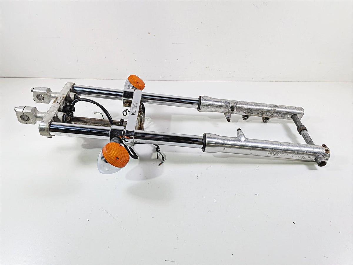 1995 Honda VT600 CD Shadow Deluxe Front End Forks 51400-MZ8-004 51500-MZ8-611 {{ shop.shopifyCountryName }} - Mototech271