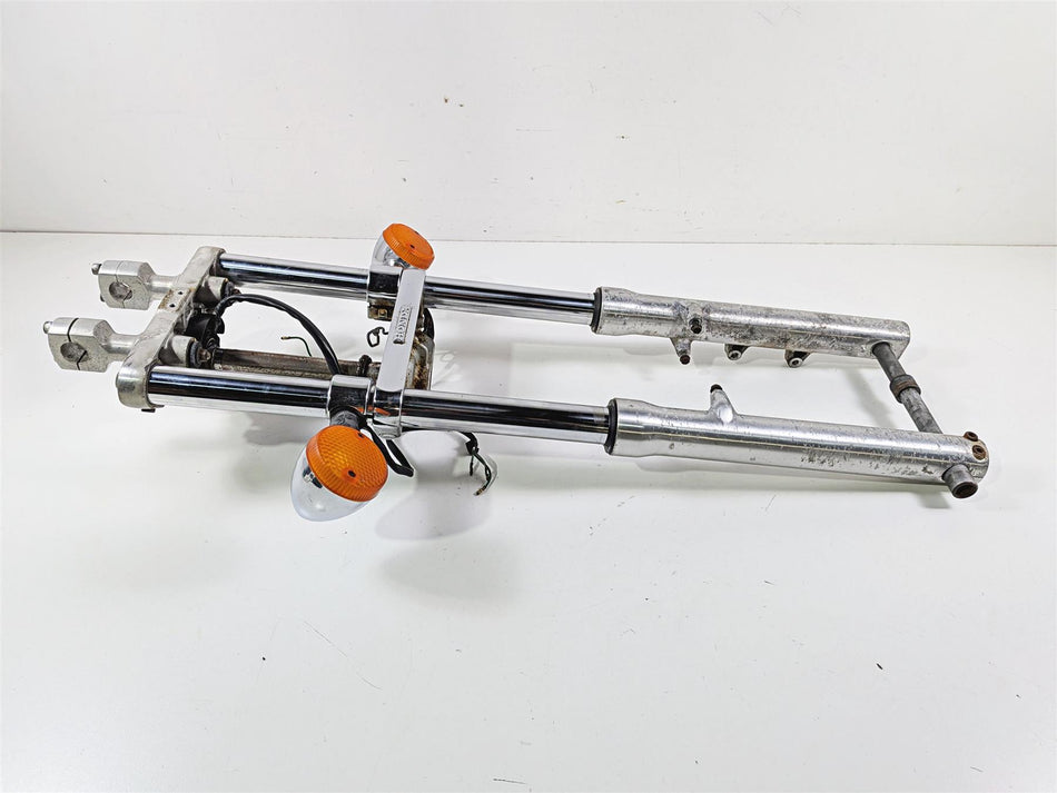 1995 Honda VT600 CD Shadow Deluxe Front End Forks 51400-MZ8-004 51500-MZ8-611 {{ shop.shopifyCountryName }} - Mototech271