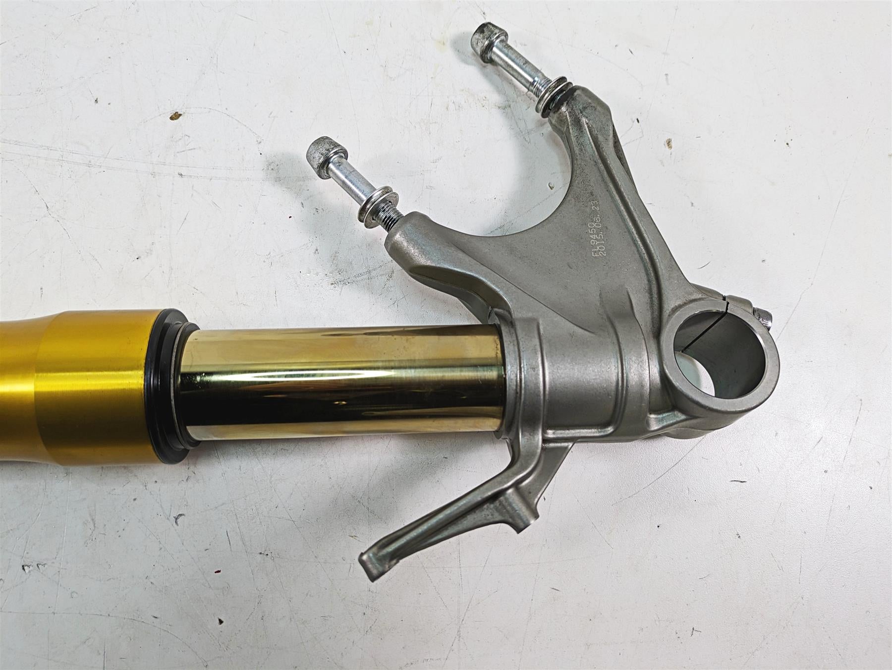 2016 Ducati Panigale 1299 S Right Ohlins Front Fork - For Parts 34420711A {{ shop.shopifyCountryName }} - Mototech271