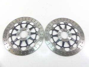 2007 Ducati Sport Classic GT1000 Front Brake Rotor Disc Set 49240291A