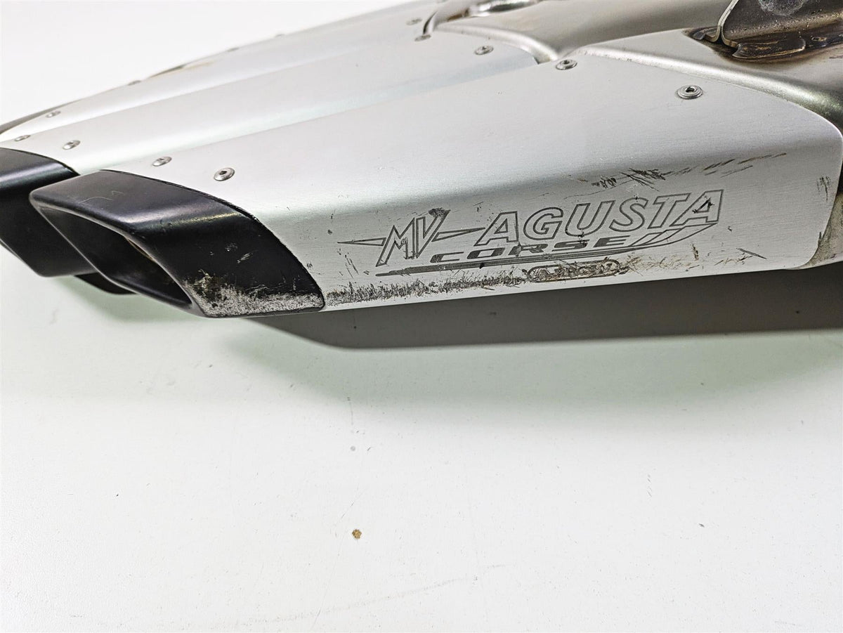 2012 Mv Agusta F4 RR Corse Inox Pipes RG4 Exhaust Muffler B3680 RRSC015 {{ shop.shopifyCountryName }} - Mototech271
