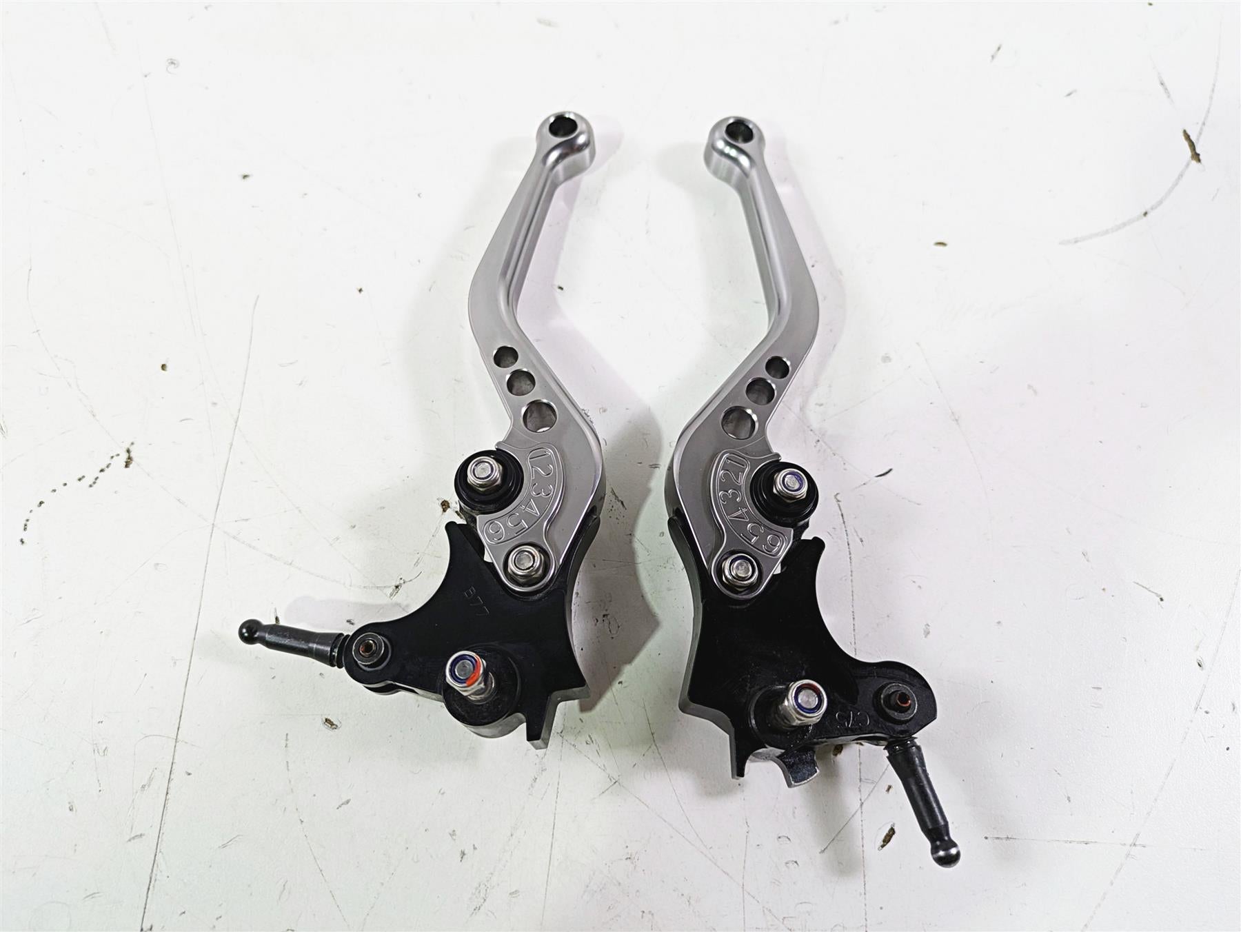 2018 BMW R1200GS GSW K50 Pazzo Racing Short Brake Clutch Lever Set B-77 C-75 {{ shop.shopifyCountryName }} - Mototech271