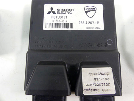 2012 Ducati Panigale 1199S Cdi Ecu Ecm Ignition Switch Key 28642071B 59821051A {{ shop.shopifyCountryName }} - Mototech271