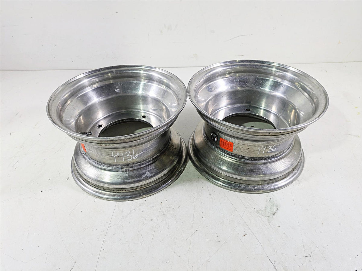 2001 Yamaha Banshee YFZ350 10x6 Douglas Alloy Alumium Front Wheel Rim Set {{ shop.shopifyCountryName }} - Mototech271