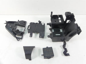 2012 Harley Touring FLHX Street Glide Battery Tray & Electric Holders 66281-09 | Mototech271