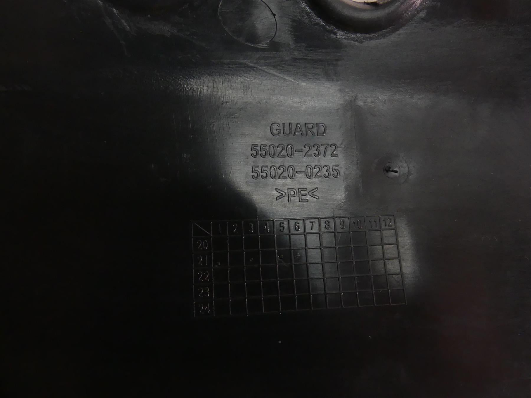 2022 Kawasaki KLR650 KL650 Adv Lower Engine Guard Skid Plate 55020-2372-6Z {{ shop.shopifyCountryName }} - Mototech271