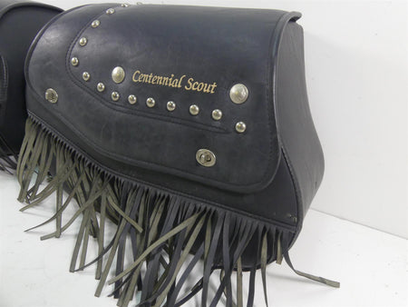 2001 Indian Centennial Scout Oem Leather Saddle Bag Saddlebag Set {{ shop.shopifyCountryName }} - Mototech271