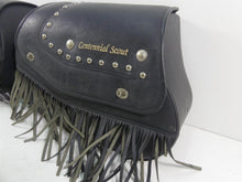 Load image into Gallery viewer, 2001 Indian Centennial Scout Oem Leather Saddle Bag Saddlebag Set
