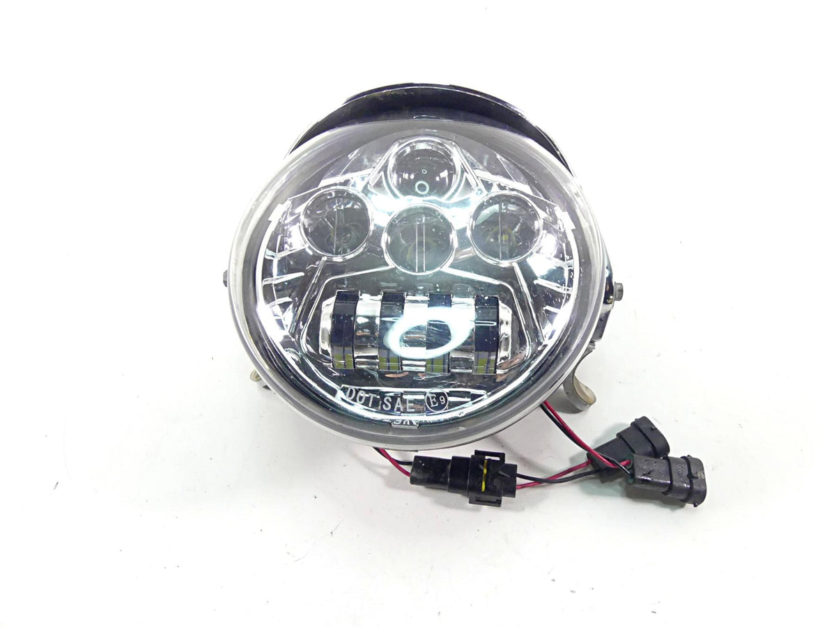 2005 Harley VRSCSE CVO V-Rod Led Headlight Head Light Lamp & Visor 68897-05 {{ shop.shopifyCountryName }} - Mototech271