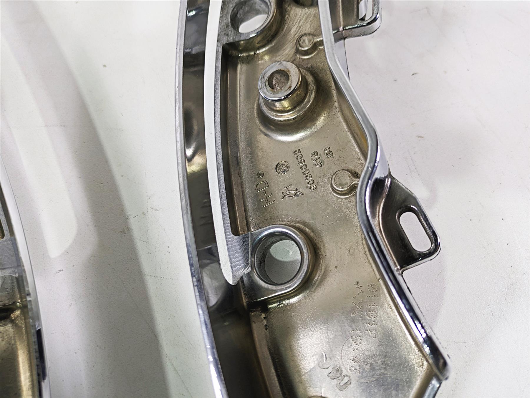 2017 Harley Touring FLTRXS Road Glide L+R Chrome Saddlebag Holder Mount 90200499 {{ shop.shopifyCountryName }} - Mototech271