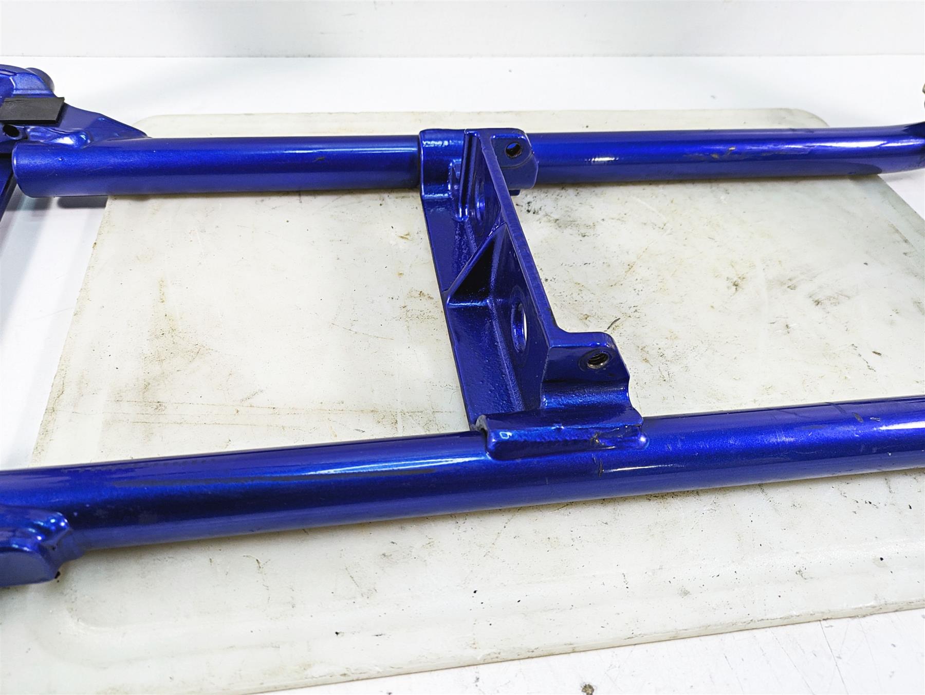 2009 Harley FXCWC Softail Rocker C Blue Straight Main Frame Chassis With Clean Arizona Title 47167-08 {{ shop.shopifyCountryName }} - Mototech271
