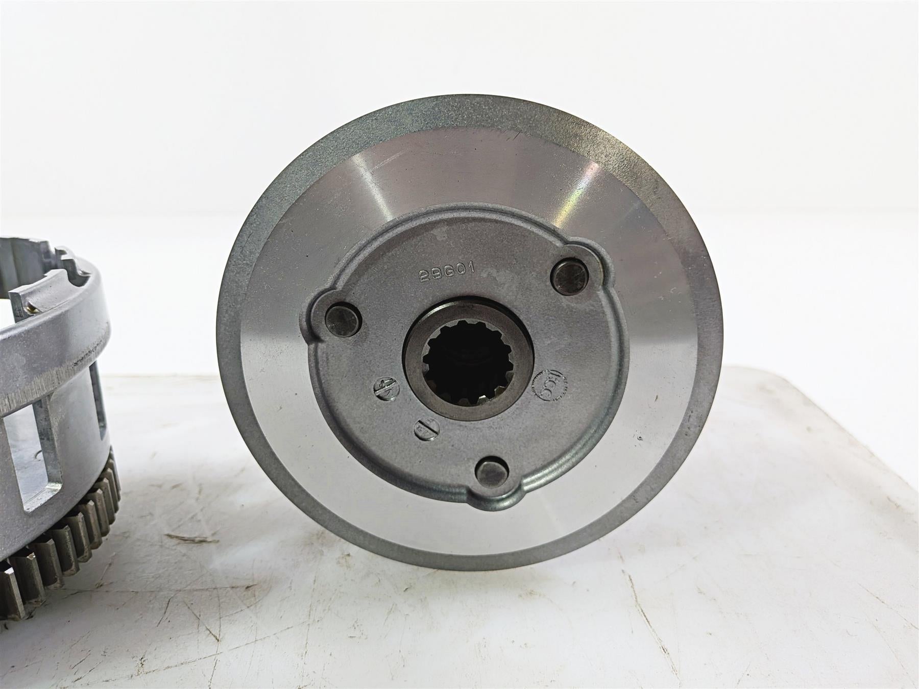 2014 Aprilia RSV4 RR Factory Clutch Basket & Pressure Plate With Springs 893773 {{ shop.shopifyCountryName }} - Mototech271