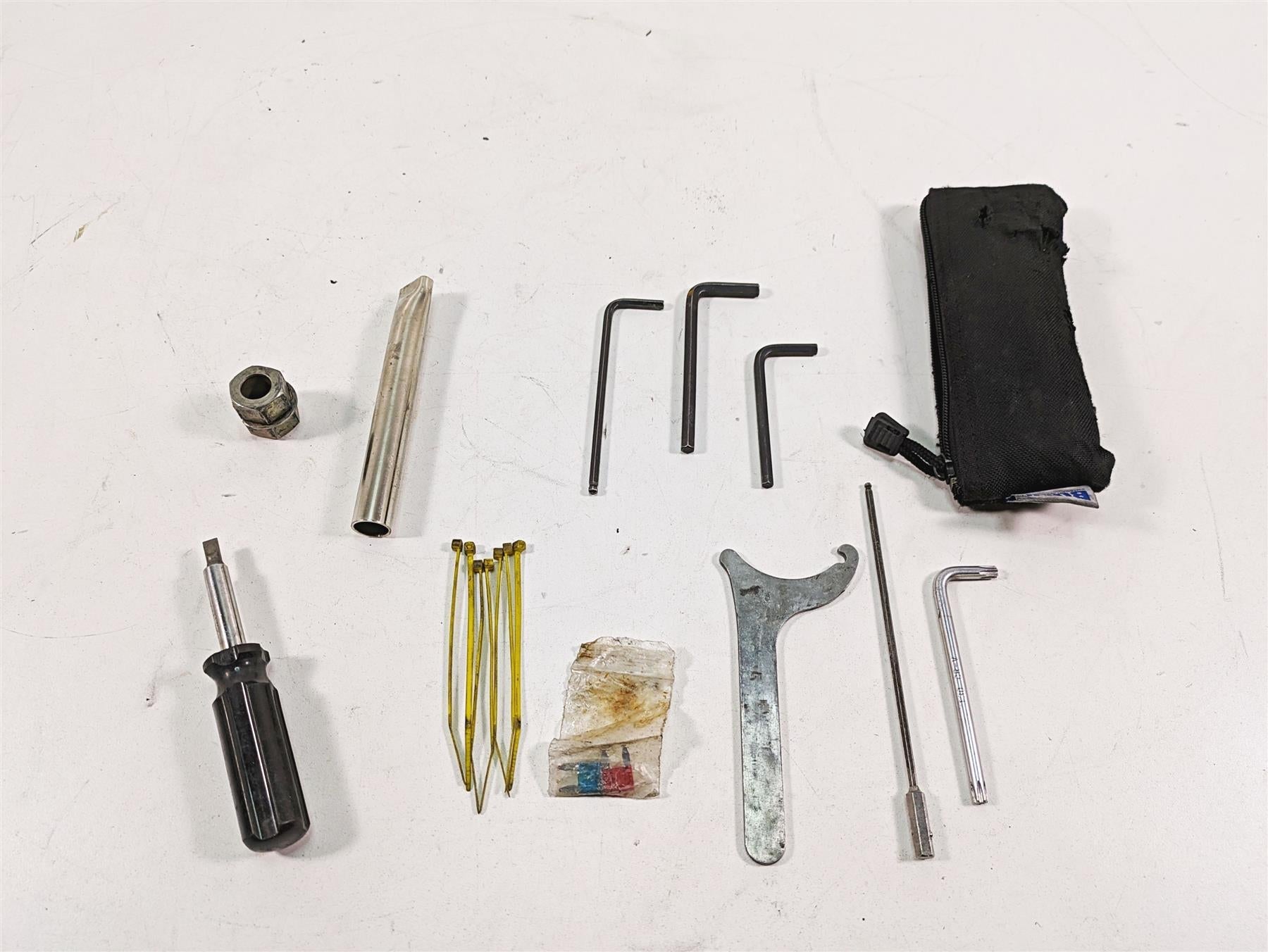 2008 Buell 1125 R Owners Tools Tool Kit Set Spring Adjuster + Bag {{ shop.shopifyCountryName }} - Mototech271