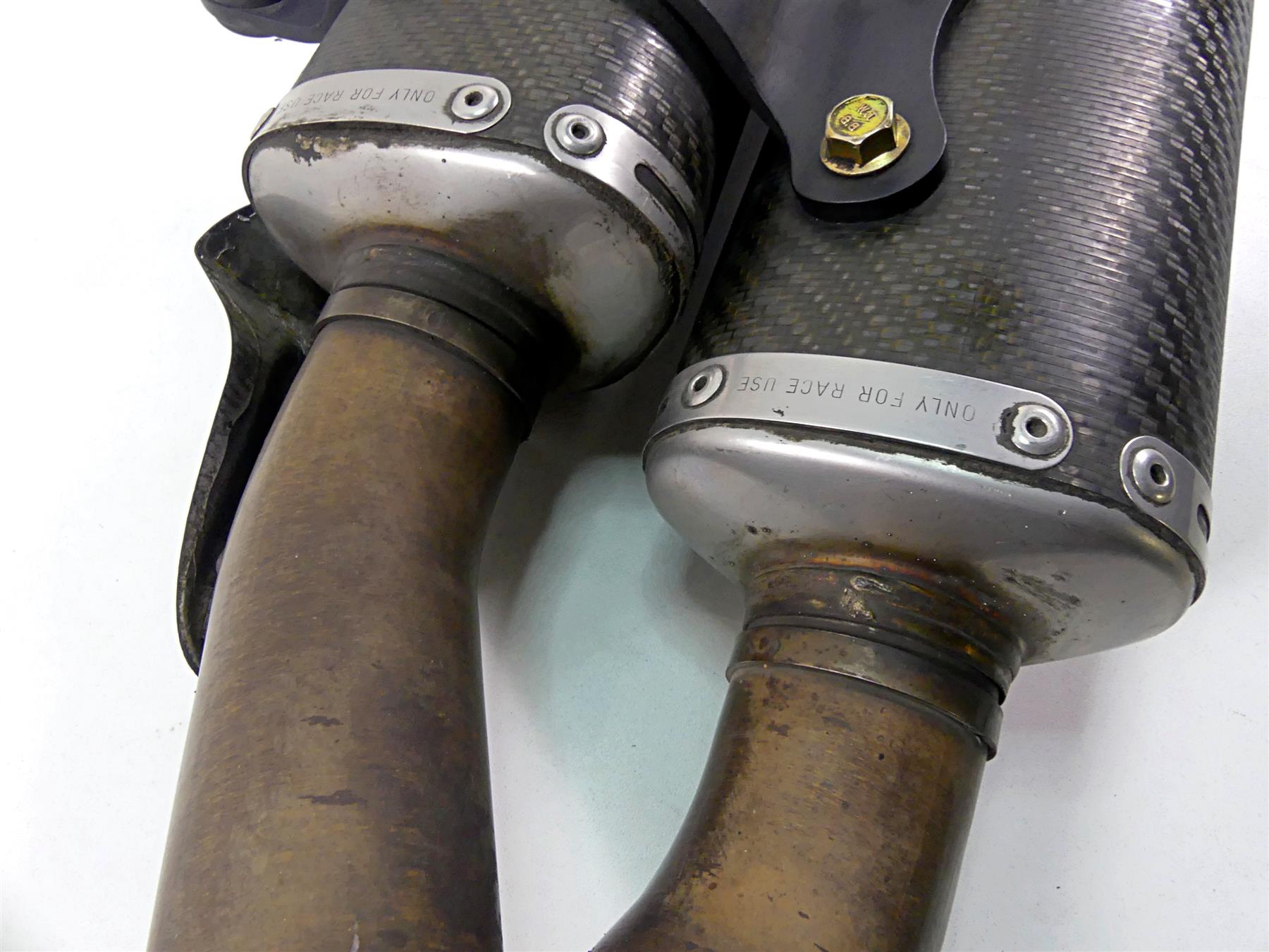 2012 Ducati Monster 1100 EVO Termignoni Slip On Exhaust Muffler Pipe 96458811B {{ shop.shopifyCountryName }} - Mototech271