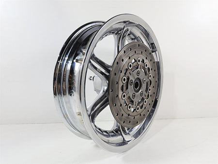 2008 Harley FXDSE CVO Dyna Chrome Slotted Rear Wheel Rim 17x4.5 43972-08-Mototech271