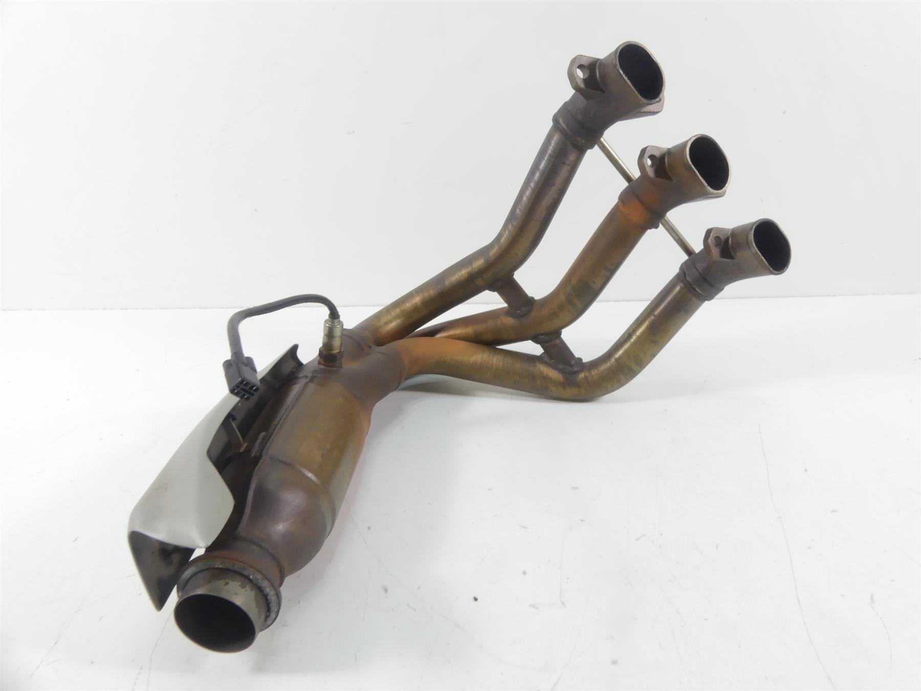 2019 Triumph Street Triple 765R Oem Exhaust Pipe Header Manifold T2202412
