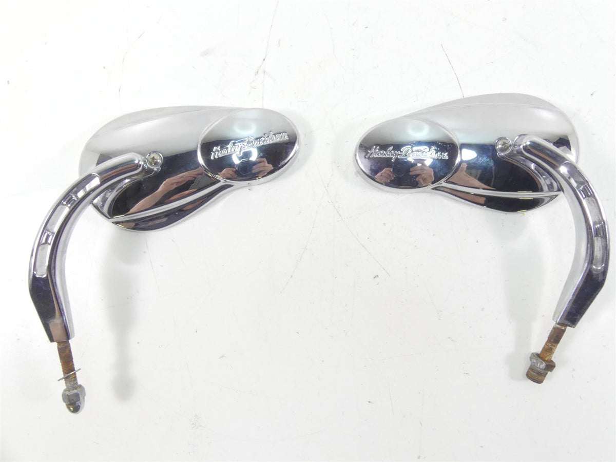 2008 Harley FXCWC Softail Rocker C Split Chrome Rear View Mirrors 91845-03B {{ shop.shopifyCountryName }} - Mototech271