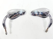 Load image into Gallery viewer, 2008 Harley FXCWC Softail Rocker C Split Chrome Rear View Mirrors 91845-03B

