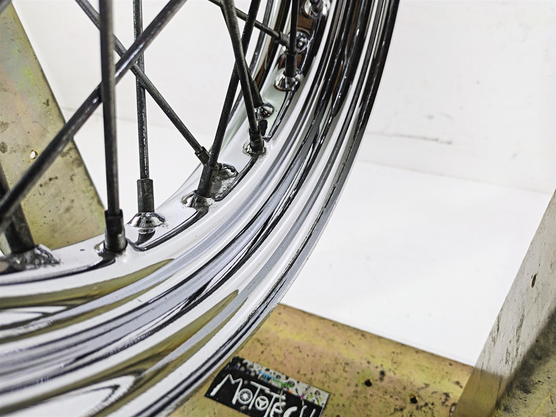2002 Harley Dyna FXDL Low Rider Straight 16x3 Rear Wheel Spoke Rim 40975-05A {{ shop.shopifyCountryName }} - Mototech271