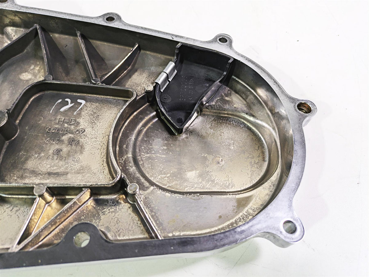 2010 Harley Touring FLHX Street Glide Outer Primary Drive Clutch Cover 60685-07 {{ shop.shopifyCountryName }} - Mototech271
