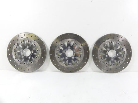 2000 Harley Dyna FXR4 CVO Super Glide Front & Rear Brake Rotor Disc Set 44372-00 {{ shop.shopifyCountryName }} - Mototech271
