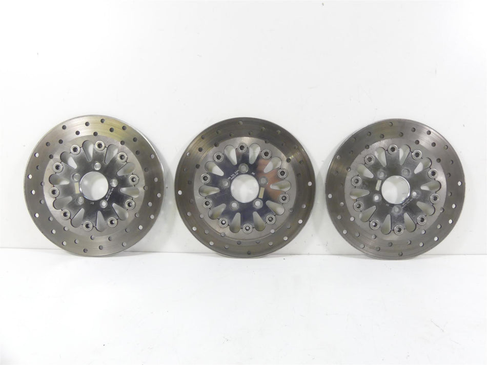 2000 Harley Dyna FXR4 CVO Super Glide Front & Rear Brake Rotor Disc Set 44372-00 {{ shop.shopifyCountryName }} - Mototech271