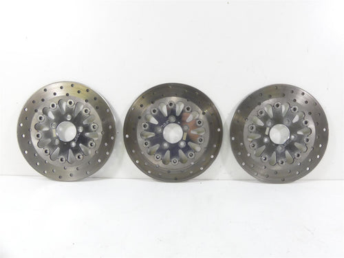 2000 Harley Dyna FXR4 CVO Super Glide Front & Rear Brake Rotor Disc Set 44372-00 | Mototech271