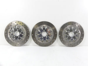 2000 Harley Dyna FXR4 CVO Super Glide Front & Rear Brake Rotor Disc Set 44372-00 | Mototech271
