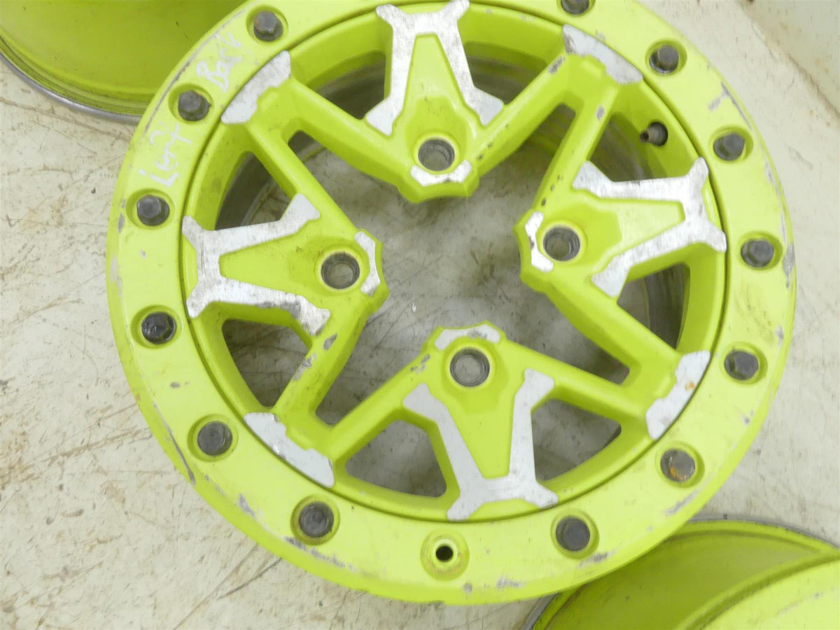 2020 Can Am Maverick X3 XMR Turbo RR 14x7 Manta Green Wheel Set 705402473 {{ shop.shopifyCountryName }} - Mototech271