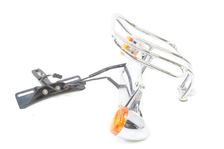 2006 Harley Sportster XL1200 C Rear Six Pack Rack Blinker Plate Holder Set {{ shop.shopifyCountryName }} - Mototech271