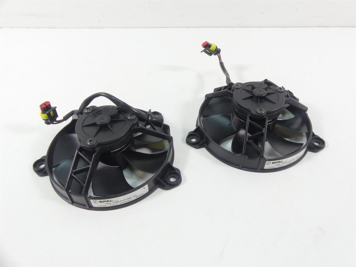 2010 Ducati Streetfighter 1098 S Coolant Radiator Fan Fans Set 55040201A {{ shop.shopifyCountryName }} - Mototech271