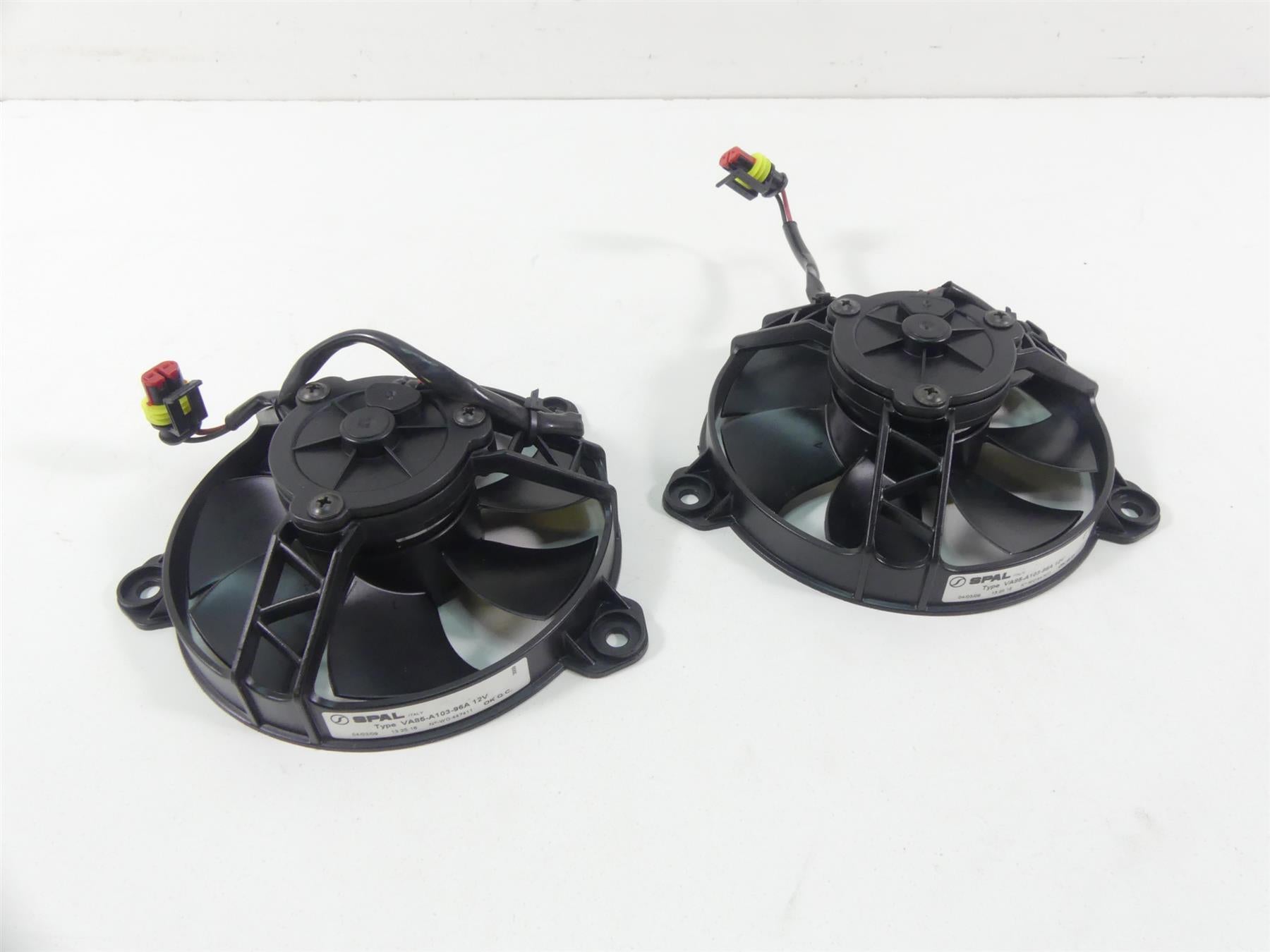 2010 Ducati Streetfighter 1098 S Coolant Radiator Fan Fans Set 55040201A {{ shop.shopifyCountryName }} - Mototech271