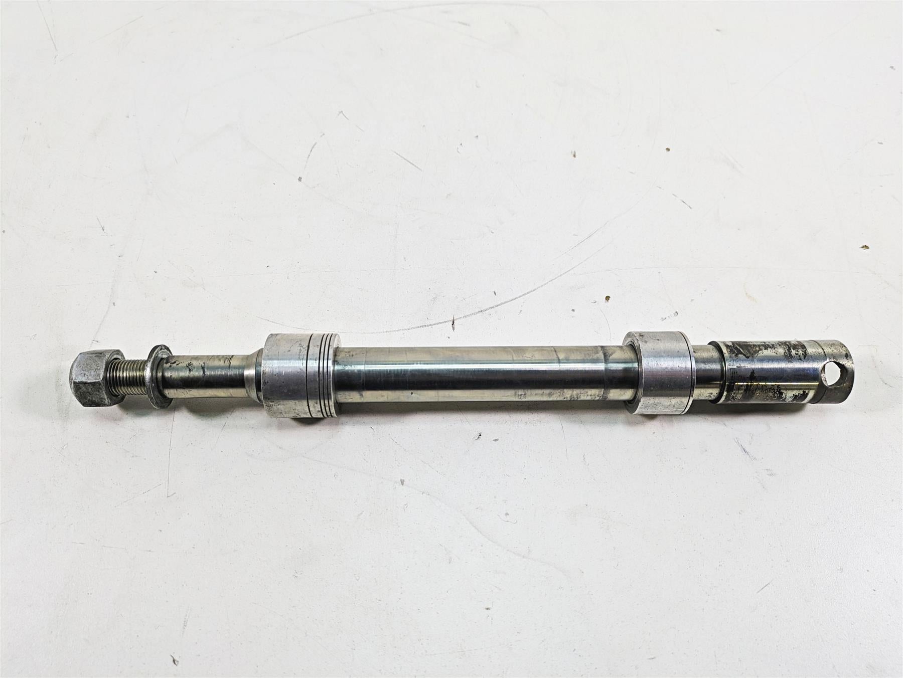 2012 Harley FLD Dyna Switchback Front Axle Wheel Spindle 25mm 41547-07A {{ shop.shopifyCountryName }} - Mototech271