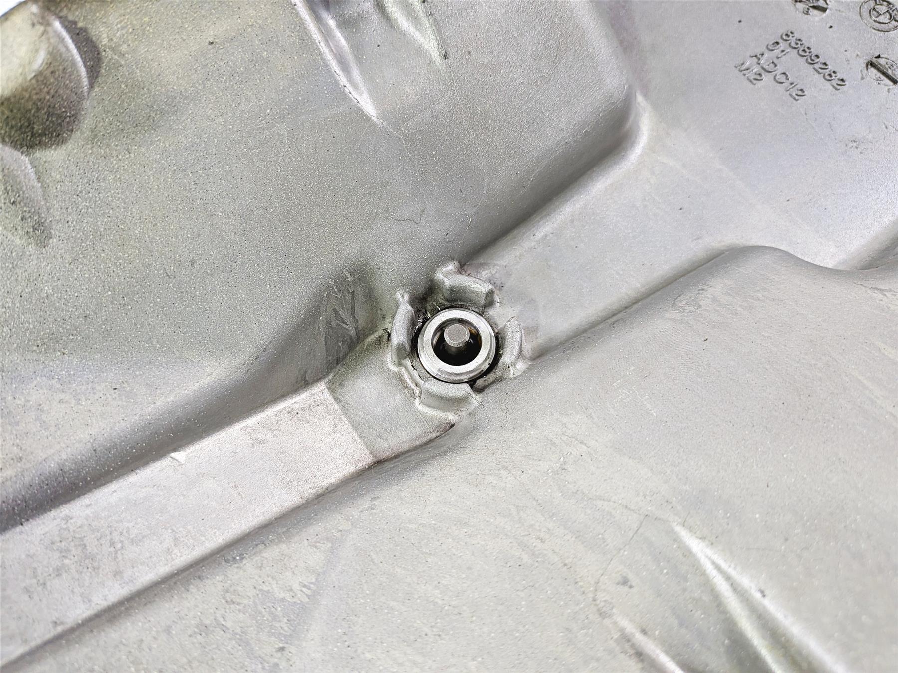 2023 BMW F850GS K81 Oil Pan Lower Engine Case Cover & Bolts 11137107956 {{ shop.shopifyCountryName }} - Mototech271