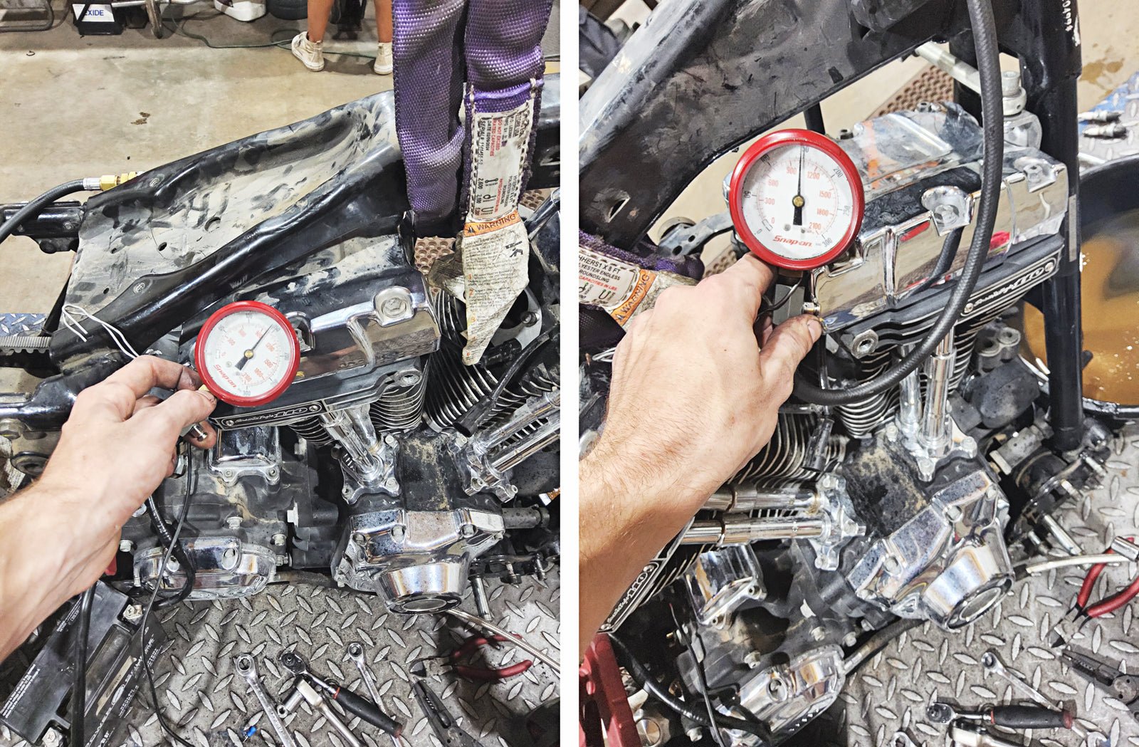 2010 Harley Touring FLHX Street Glide Running Engine Motor 110ci -Video 19261-10 {{ shop.shopifyCountryName }} - Mototech271