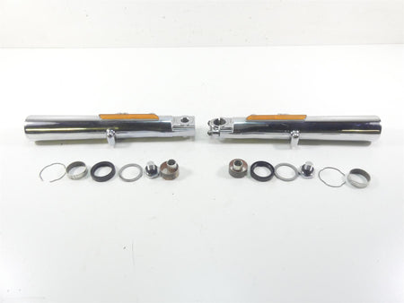 2009 Harley FLHTCU SE4 CVO E-Glide Chrome Front Fork Lower Tube Set 45500169 {{ shop.shopifyCountryName }} - Mototech271