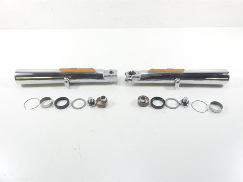 2009 Harley FLHTCU SE4 CVO E-Glide Chrome Front Fork Lower Tube Set 45500169 | Mototech271