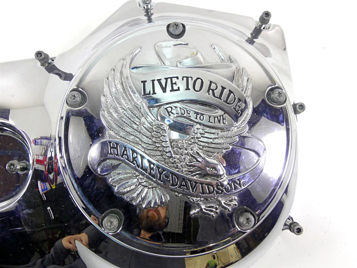 2002 Harley FLSTCI Softail Heritage Outer Primary Drive Clutch Cover 60506-99 {{ shop.shopifyCountryName }} - Mototech271