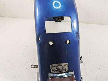 2005 Harley Touring FLHTCUI Electra Glide Rear Fender Chopper Blue 59579-01B {{ shop.shopifyCountryName }} - Mototech271