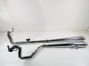 2007 Harley Touring FLHRSE CVO Road King Bassani True Duals Header & Slip On Muffler Exhaust Set 11215A
