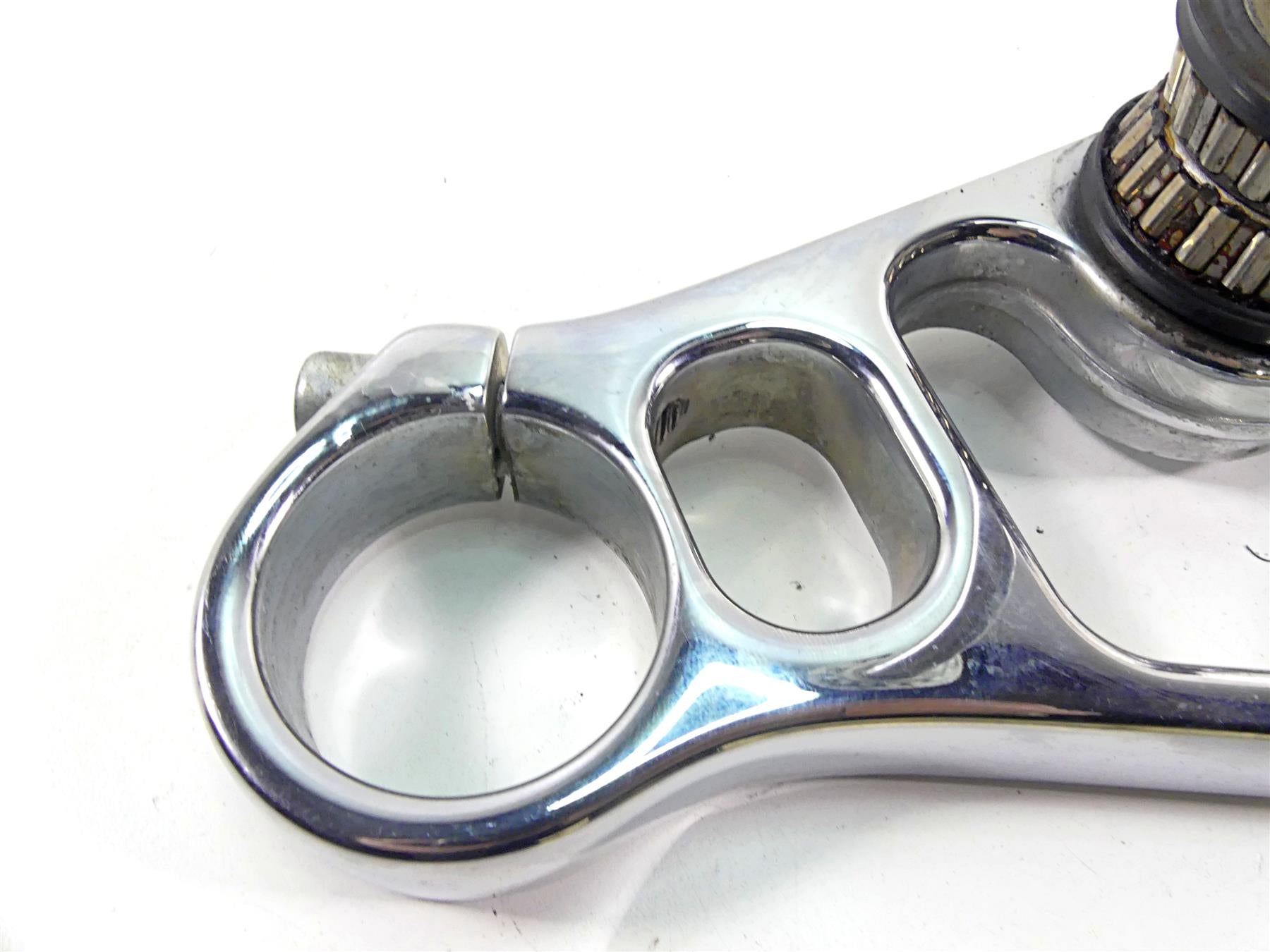 2005 Harley VRSCSE CVO V-Rod Chrome Lower Triple Tree Clamp 49mm 46771-02 {{ shop.shopifyCountryName }} - Mototech271