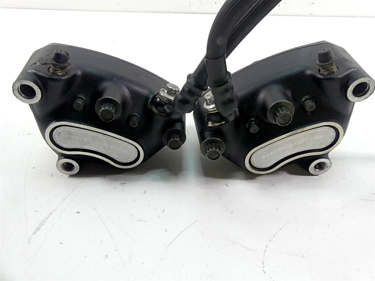 2007 Harley Touring FLHRC Road King Front Brake Caliper Set 44023-00C 44046-00D {{ shop.shopifyCountryName }} - Mototech271