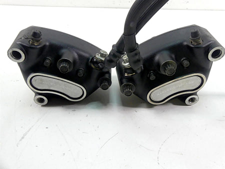 2007 Harley Touring FLHRC Road King Front Brake Caliper Set 44023-00C 44046-00D {{ shop.shopifyCountryName }} - Mototech271