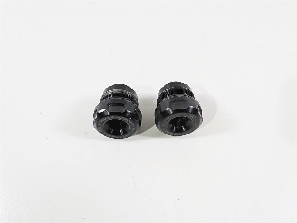 2024 Harley Softail FXLRST Low Rider Fork Tube Top Caps Nut Bolts Set 45500395 {{ shop.shopifyCountryName }} - Mototech271