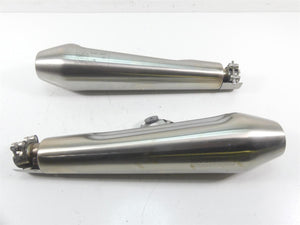 2017 Triumph Thruxton 1200R Exhaust Pipe Muffler Silencer Set T2203872 T2203878