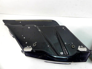 2006 Harley Touring FLHTCU SE E-Glide Custom Stretched Saddlebags + Lights Set