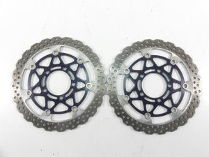 2013 Kawasaki ZX636 ZX6R Ninja Front Brake Disc Rotor Set 41080-0590-5C | Mototech271