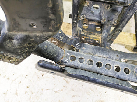 2019 Polaris RZR XP 1000 EPS Bent Front Subframe Sub Frame Chassis 1024369 {{ shop.shopifyCountryName }} - Mototech271