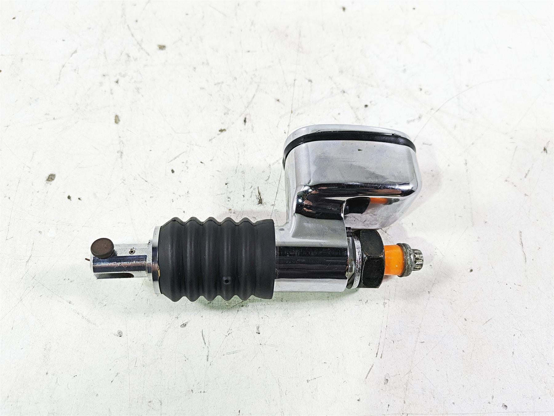 2002 Harley FLSTC Softail Heritage Chrome Rear Brake Master Cylinder 41755-99 {{ shop.shopifyCountryName }} - Mototech271
