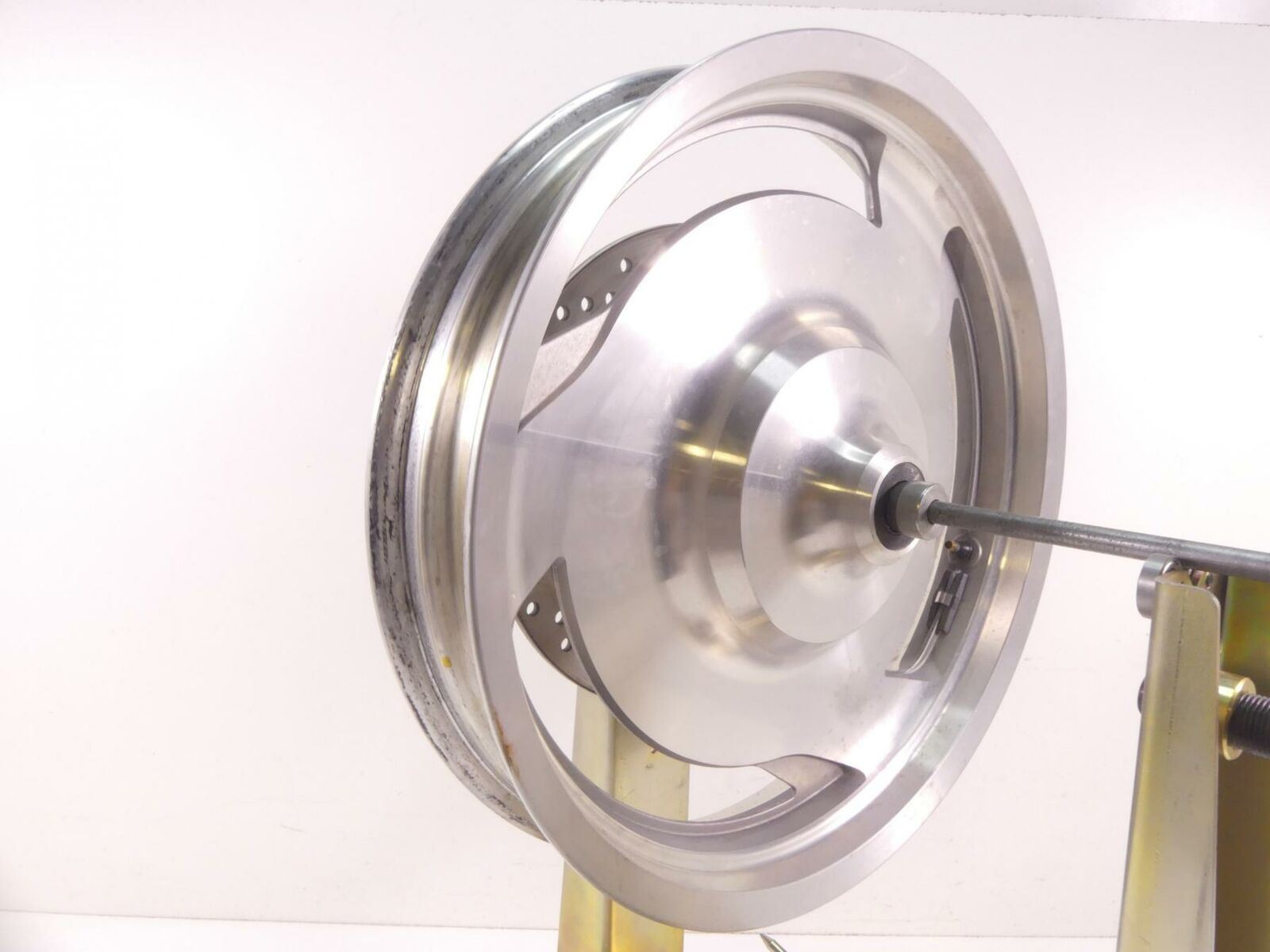 2002 Honda VT1100C2 Shadow Sabre Straight Enkei Front Wheel Rim 18x3 44650-MCK-A {{ shop.shopifyCountryName }} - Mototech271